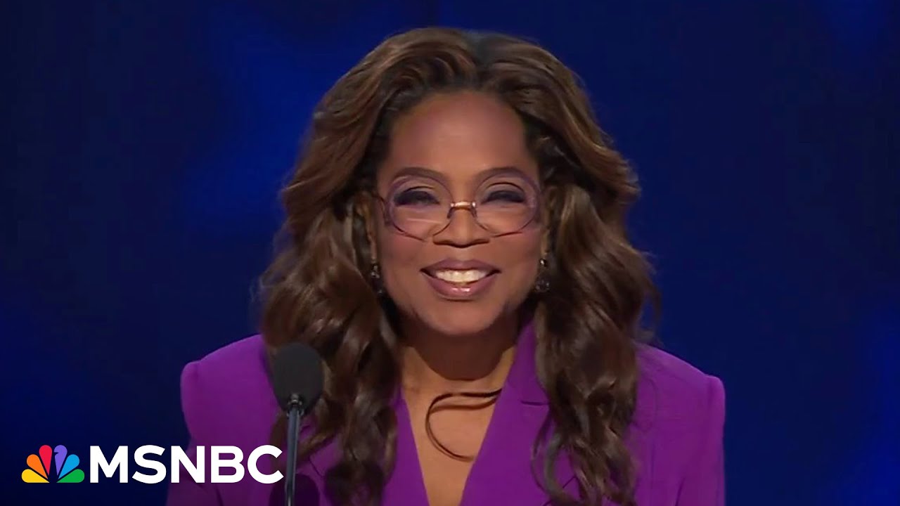 'Let's all chose JOY and Kamala Harris!' See Oprah's full speech at the 2024 DNC