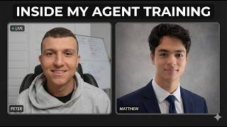 Watching a Brand New Agent Learn to Sell Insurance in Real Time