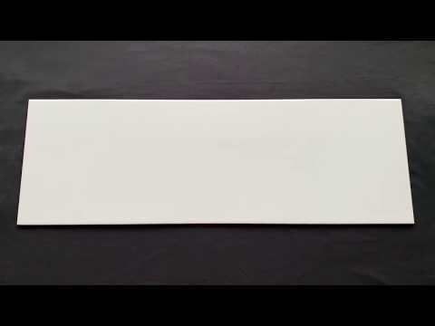 Płytka ścienna PLAIN white glossy 20x60 #011 gat. II