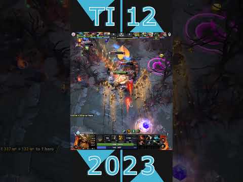 Nothing To Say Echo Slam Into 4 - Gaimin Gladiators VS LGD - The International 2023  #dota2 #дота2