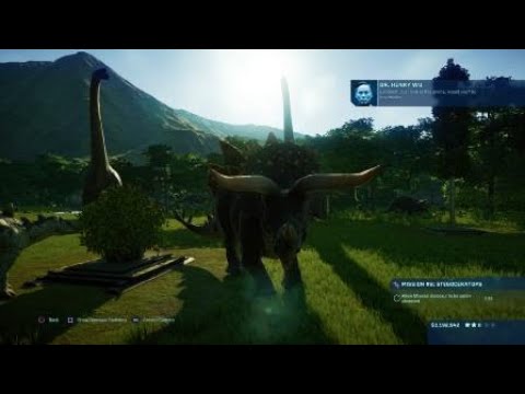 Jurassic World Evolution Gameplay: Releasing the Stegoceratops