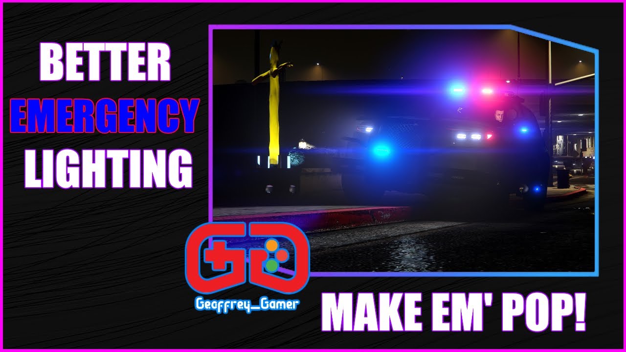 Installing Better Emergency Lights | LSPDFR | GTA V | 4K