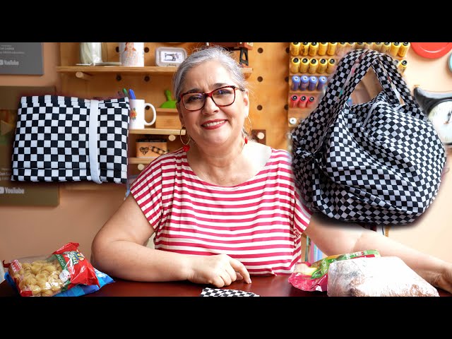 Vídeo relacionado con LINGLONGCY Bolsa de hombro para mujer plegable de nylon de gran capacidad para señoras Bolsa de hombro para compras (azul, L 48 * 32 * 20cm)
