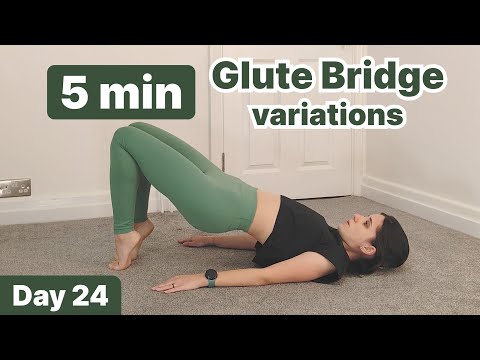 Day 24 | 5 Min Booty Workout at Home (No Equipment) | Music by Sabrina Carpenter