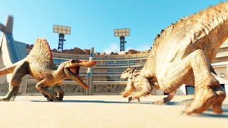 SPINOSAURUS vs INDOMINUS REX  ¿Quién Ganaría?  