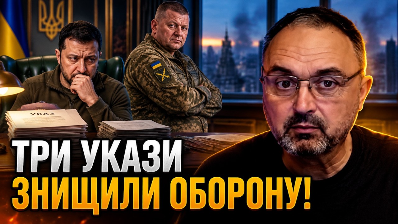 ⚡ Зеленський не підписав три ключові укази перед вторгненням! Залужному зв'?
