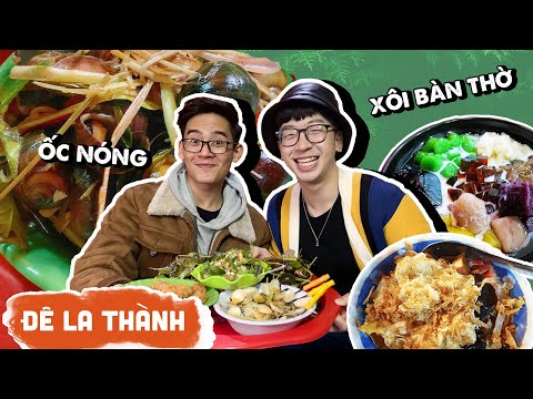 Mapa Alimentar De La Thanh (Episódio 2) // Barraca de arroz pegajoso no altar lotado, barraca de caracol ao lado da igreja // #BDA