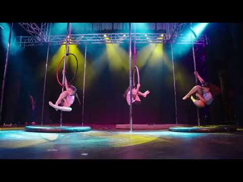 VERTICAL DIVAS ATHENS POLE DANCING TO LITTLE WITCHES -KIDS POLE