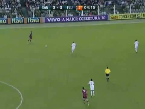 Santos 0 x 1 Fluminense - Campeonato Brasileiro 18.07.2010 - Melhores Momentos