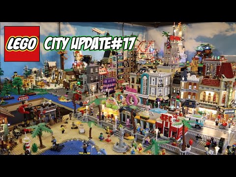 Lego City Update #17 New Additions + Full Night Tour!