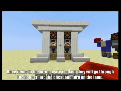Minecraft Compact Furnace Steam Community :: Video :: Minecraft 1.5.1: 1-Wide Compact Smart Furnace