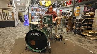 Video thumbnail for Sonor Designer Maple Light Drum Kit Demo by Atlanta Drum Shop