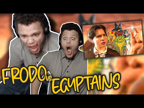 Frodo Baggins vs. Ancient Egyptians - Rap Battle Reaction! I HAVE NEVER IN MY LIFE HEARD SUCH HEAT!!