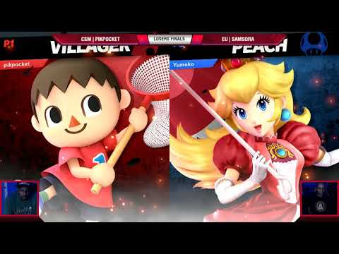 VS Weekly 5/9/19 - Losers Finals - CSM | PikPocket (Villager) vs eU | Samsora (Peach) - SSBU