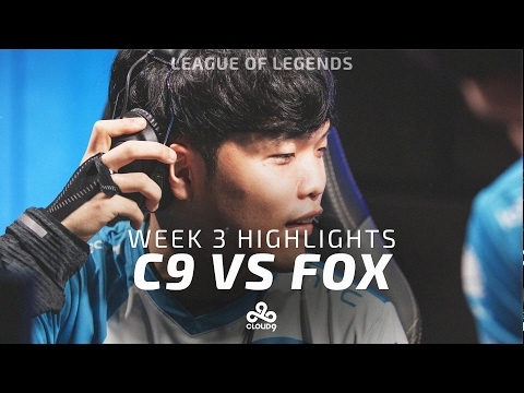 Cloud9 LoL - LCS Week 3 | Cloud9 vs Echo Fox Highlights (2017)