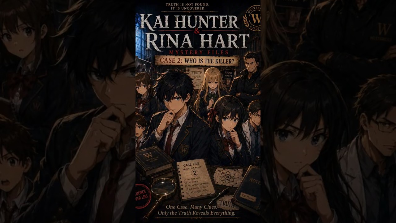 🔎Detective Kai and Rina Case 2: The hidden truth revealed#animation#views#ai#ghibliaianimation#trend
