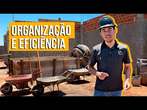 A OBRA mais ORGANIZADA que você vai VER HOJE | Casa de 150 m2