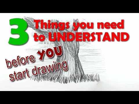 Starting to Draw PART 3 Three Things to Know when drawing Landscape