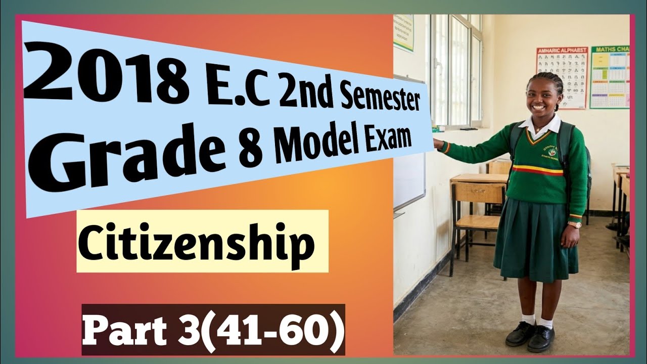 Grade 8 Citizenship Model Exam 2018 - P-3 Government Structure & Constitution