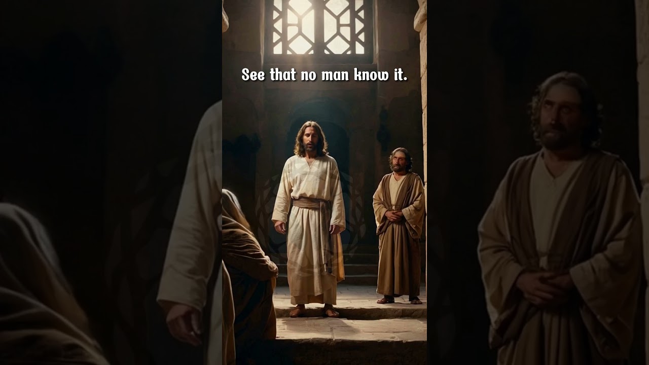 Matthew 9: 27-31 “And when Jesus departed thence, two blind men followed him, crying, ...”