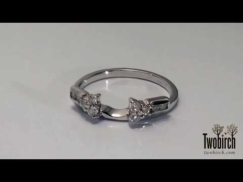 0.76ct. Cluster Ring Wrap - TwoBirch TB-WRAP-0049-WG-J