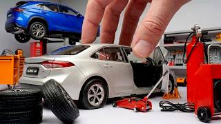Diecast Toyota Corolla Emergency 🚨 Tyre Change After Brake Failure | 1:18 Scale RP