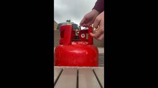 Conversion Adaptor Kit from standard propane Pol to 21mm Clip On Gas Adaptor