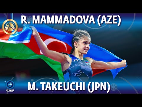 Ruzanna Mammadova (AZE) vs Mihoko Takeuchi (JPN) - Final // U17 World Championships 2022