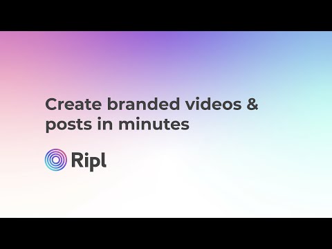 Ripl: Social Media Marketing video