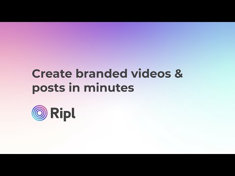 Ripl: Social Media Marketing Video
