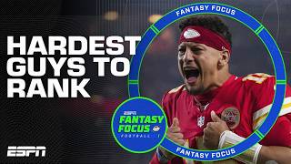 The Hardest Fantasy Football Players to Rank in 2026 | Fantasy Focus