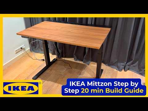 IKEA Mittzon Electric Standing Desk: Step-by-Step How to Assemble Guide