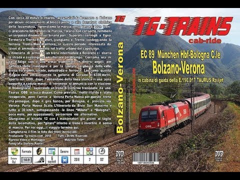 High Light EC 89 Bolzano-Verona PN cab-ride E.190 Taurus