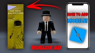 UPLOAD A ROBLOX AD ON MOBILE tutorial (2023)