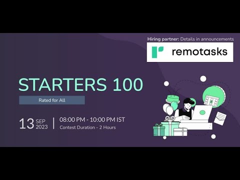 Stamps 100 Codechef Solution Starter 100 Contest Solution Codechefsolution Pythonprogramming
