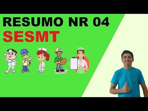 RESUMO Atualizado e Esquematizado NR 04 - SESMT! Dicas e Macetes