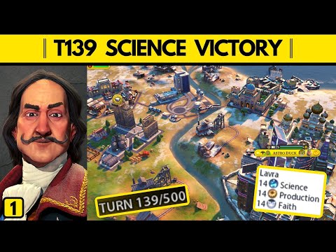 139-Turn Peaceful Science Victory (Russia) - Ep 1/2
