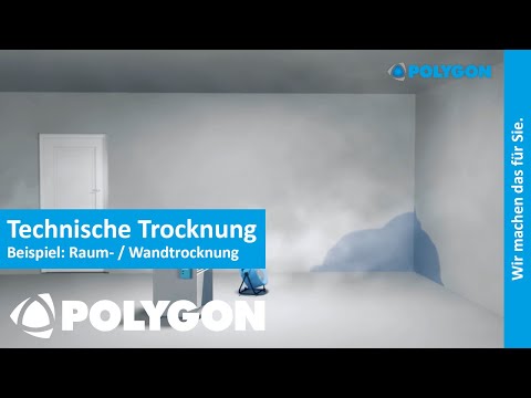 Technische Trocknung: Raum-/Wandtrocknung