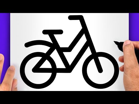 DESSIN FACILE | COMMENT DESSINER UN VÉLO FACILEMENT - DESSIN DE OBJET FACILE