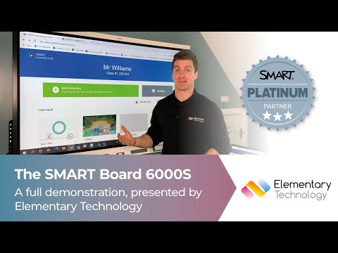 SMART Board 6000S - a full demonstration