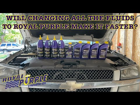 Will Royal Purple make the Silverado faster?