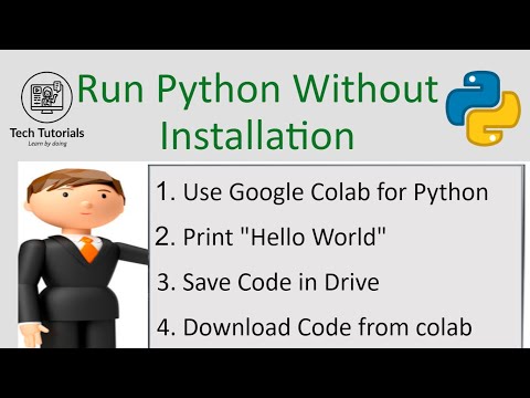 Google Colab Run Python Code Without Installation