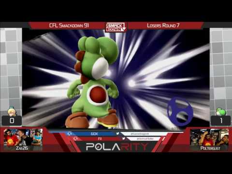 CFL Smackdown 91 WiiU - Zae26 (Rosalina) vs Poltergust (Yoshi) - Losers R7