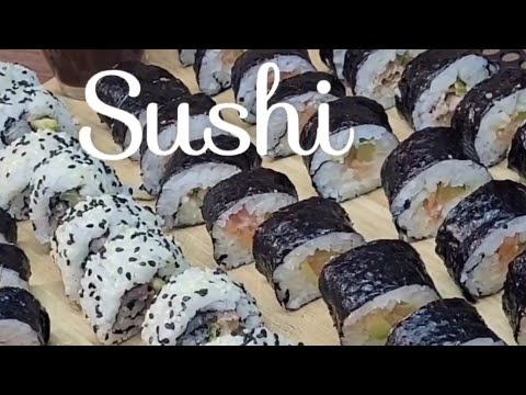 Japanische Sushi Maki selber machen / Sushi California Rolls