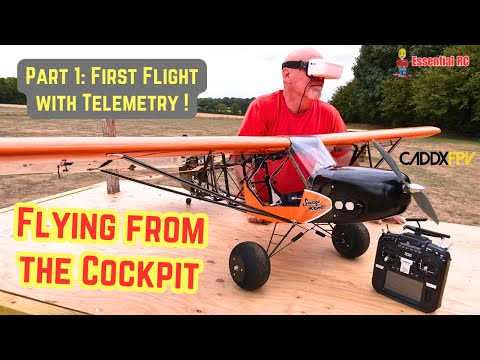 FLYING RC FROM THE COCKPIT ! DW Hobby 1.9m Savage Bobber RC Bush Plane with CADDX FPV (PART 1)