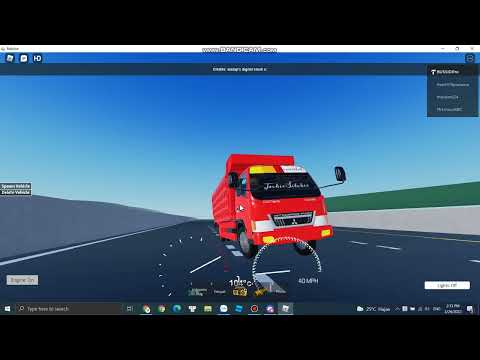 truk dump tanah versi roblox oleng