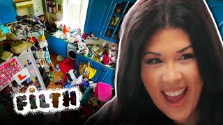 Can Germaphobe Transfrom a Hoarders Home in 48 Hours?! | Dirty Home Rescue | Epi