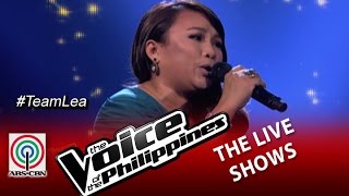 The Live Shows &quot;Because You Loved Me&quot; by Leah Patricio (Season 2)