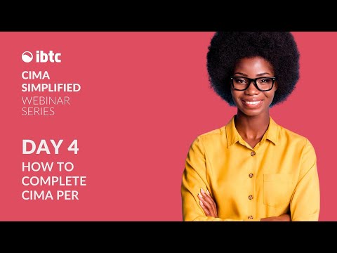 How To Complete CIMA PER | CIMA Simplified Webinar Series | Day 4