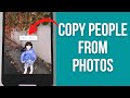 How to copy people out from Photos on iPhone iOS 16 - PNG transparent paste